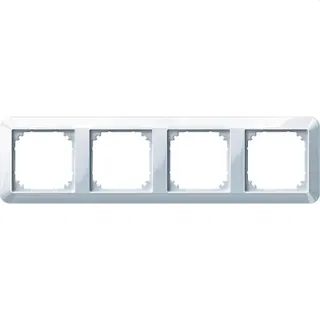 Merten Rahmen 389425 4fach aktivweiss glaenzend 1-M