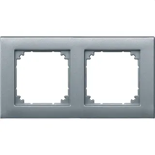 Merten Rahmen 486260 2fach aluminium M-PLAN