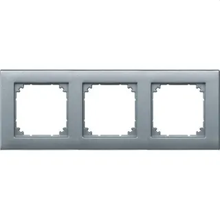 Merten Rahmen 486360 3fach aluminium M-PLAN