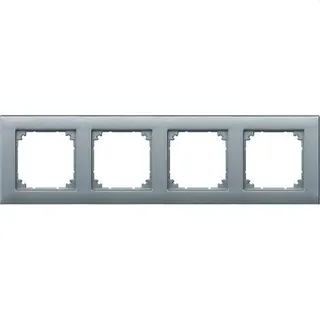 Merten Rahmen 486460 4fach aluminium M-PLAN