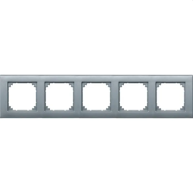 Merten Rahmen 486560 5fach aluminium M-PLAN