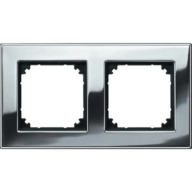 Merten Rahmen 475239 2fach chrom