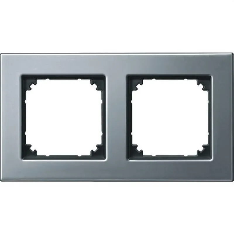 Merten Rahmen 475260 2fach platinsilber