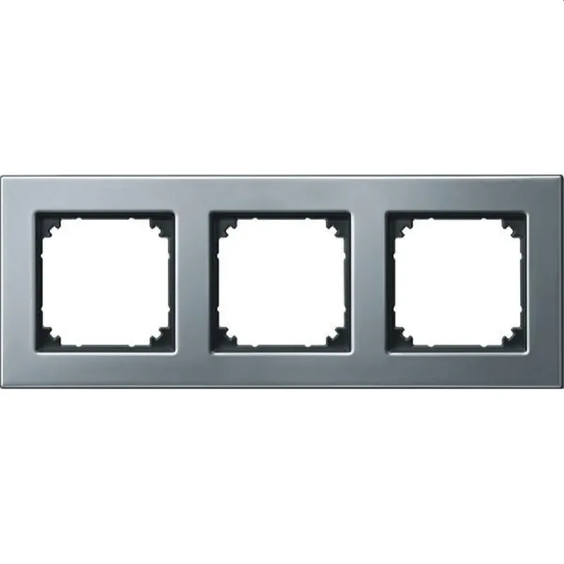 Merten Rahmen 475360 3fach platinsilber