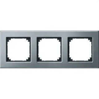 Merten Rahmen 475360 3fach platinsilber