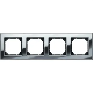 Merten Rahmen 475439 4fach chrom