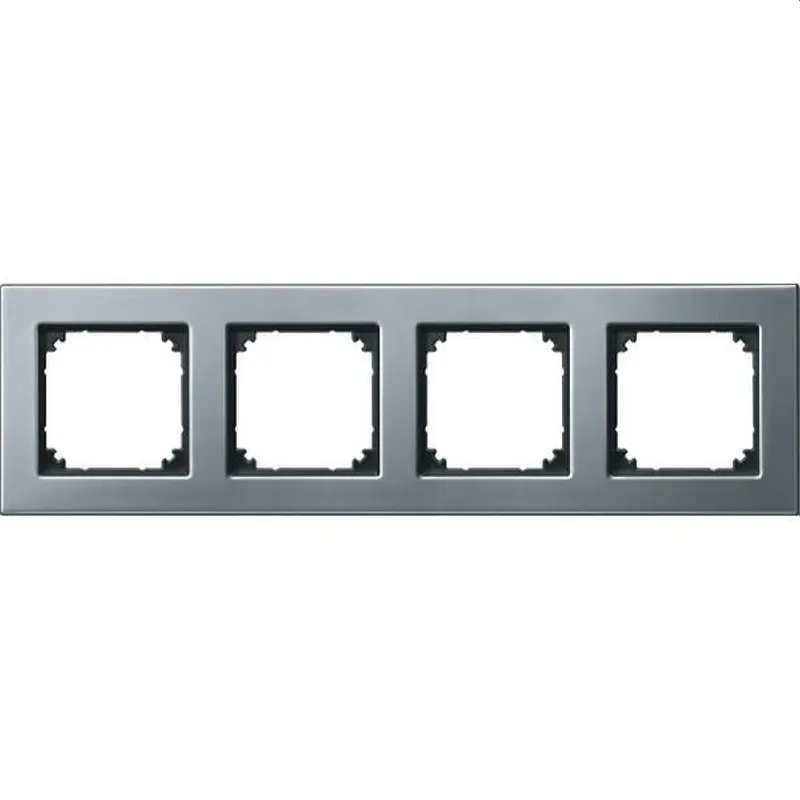 Merten Rahmen 475460 4fach platinsilber