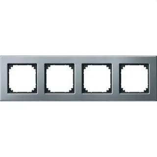 Merten Rahmen 475460 4fach platinsilber