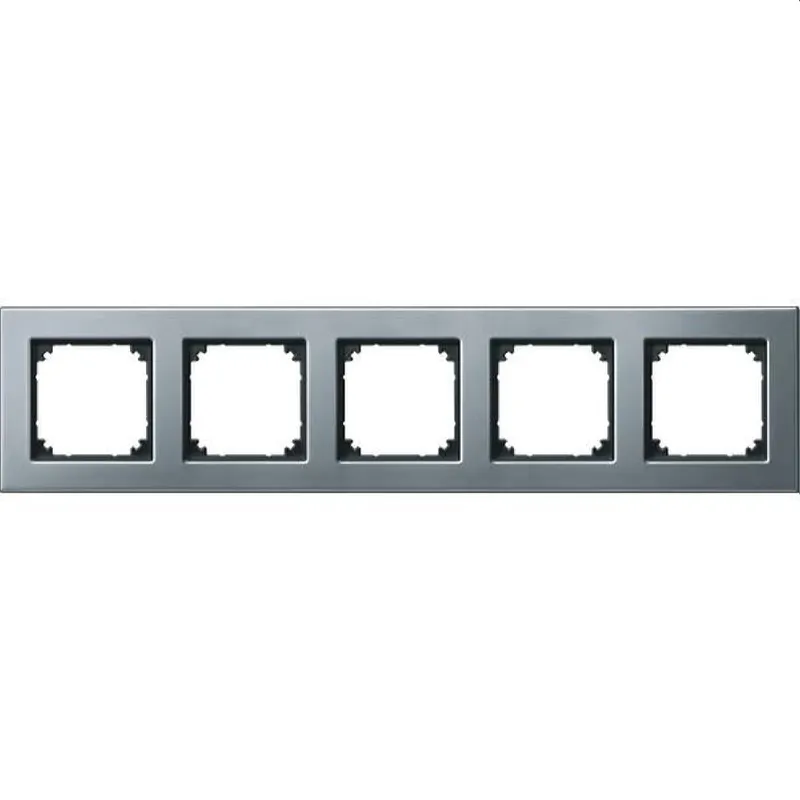 Merten Rahmen 475560 5fach platinsilber