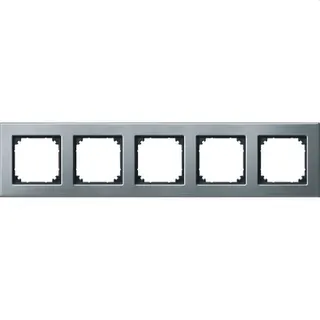 Merten Rahmen 475560 5fach platinsilber