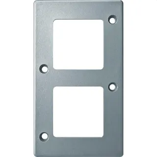 Merten Rahmen 480260 2fach mattsilber PANZER
