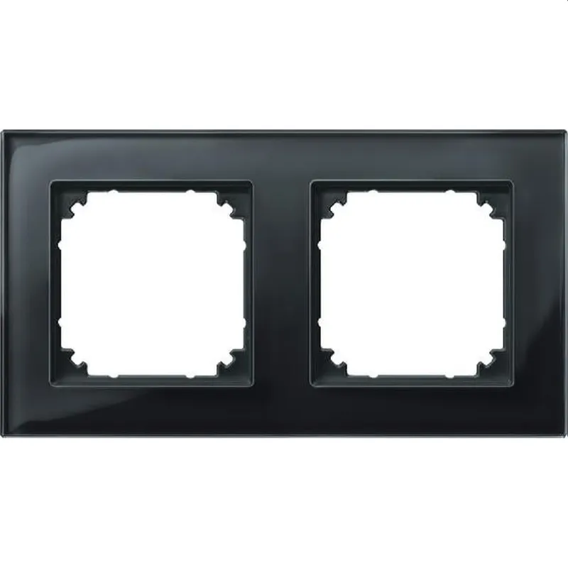 Merten Rahmen 489203 2fach onyxschwarz