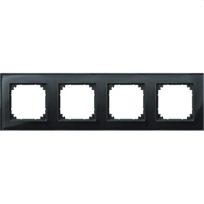 Merten Rahmen 489403 4fach onyxschwarz