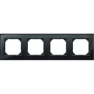 Merten Rahmen 489403 4fach onyxschwarz