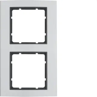 Berker Rahmen M310123004 2fach alu/anthrazit