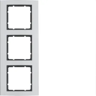 Berker Rahmen M310133004 3fach alu/anthrazit