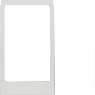 Berker Rahmen M3eckig gross Aluminium eloxiert