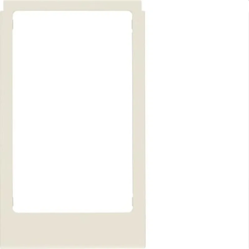 Berker Rahmen M3eckig gross weiss glaenzend