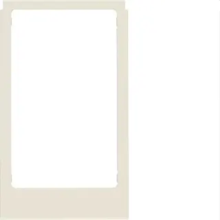 Berker Rahmen M3eckig gross weiss glaenzend