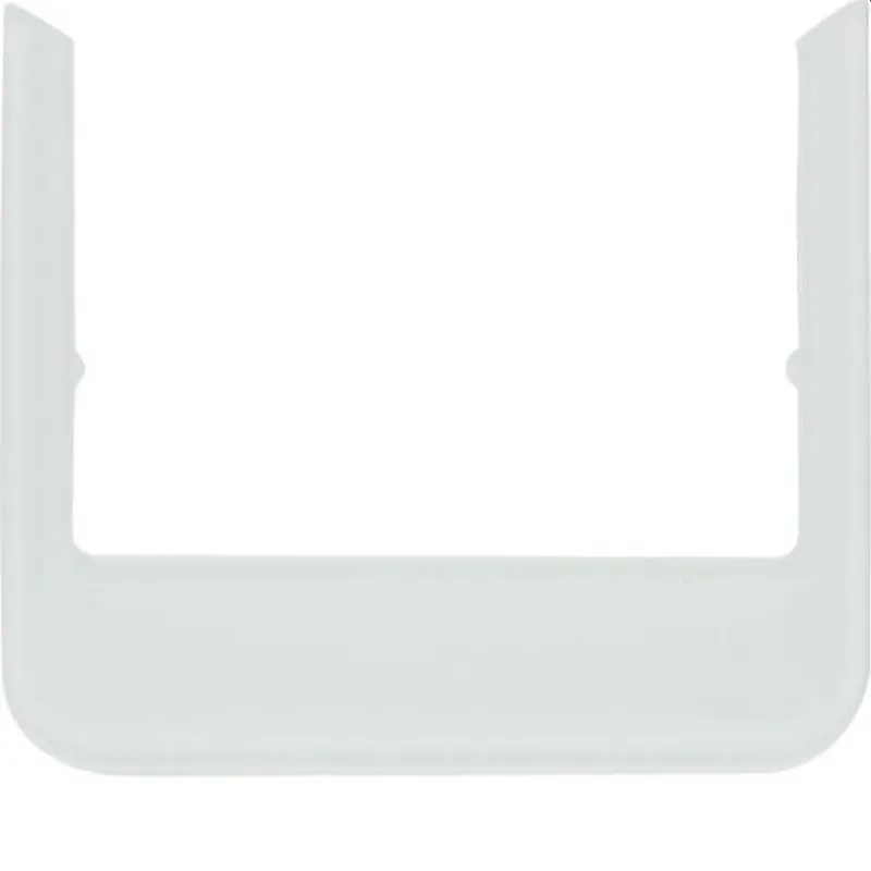 Berker Rahmen M3rund Glas polarweiss