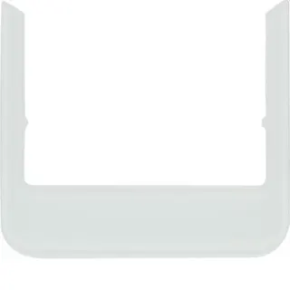 Berker Rahmen M3rund Glas polarweiss
