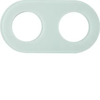 Berker Rahmen M32fach Serie Glas polarweiss