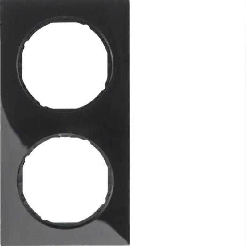 Berker Rahmen M310122245 schwarz glaenzend