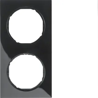Berker Rahmen M310122245 schwarz glaenzend