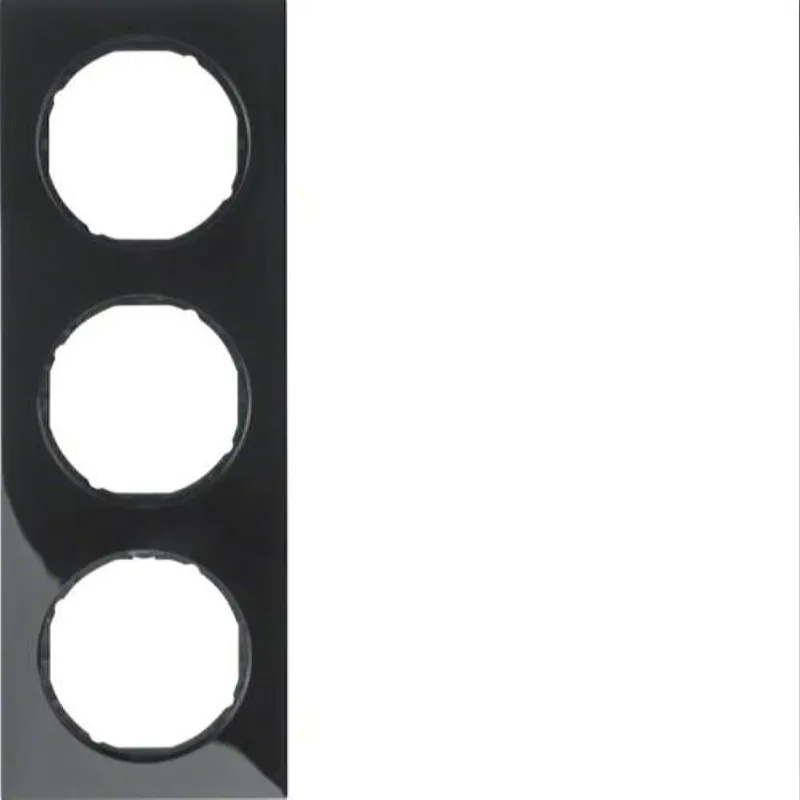 Berker Rahmen M310132245 schwarz glaenzend