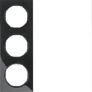 Berker Rahmen M310132245 schwarz glaenzend