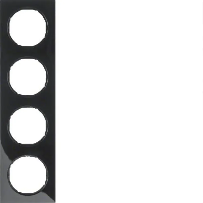 Berker Rahmen M310142245 schwarz glaenzend