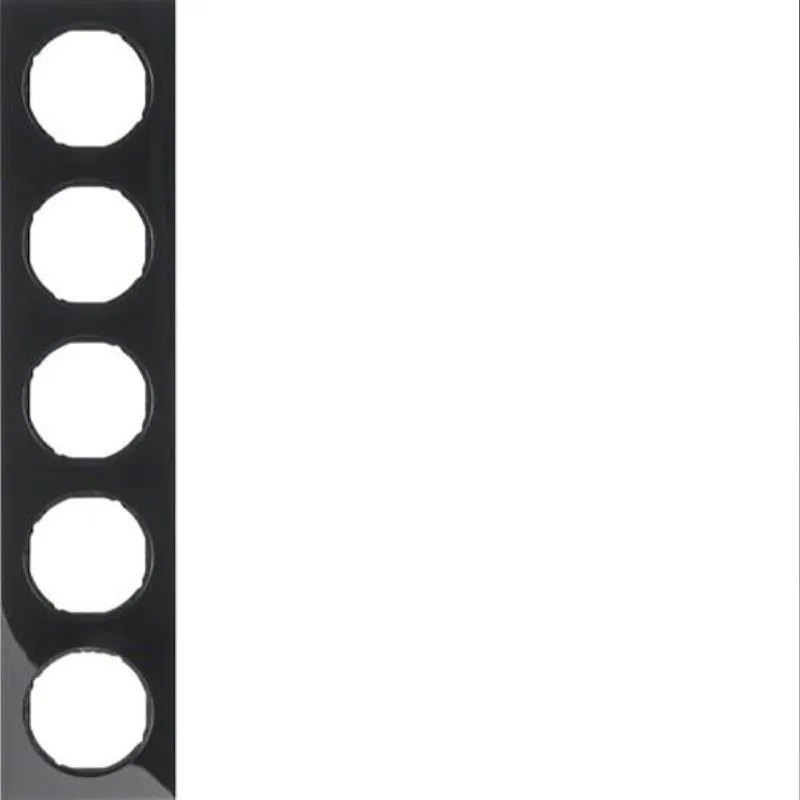 Berker Rahmen M310152245 schwarz glaenzend