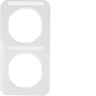 Berker Rahmen M310122169 polarweiss glaenzend