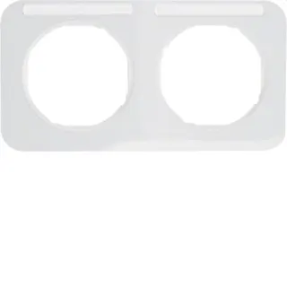Berker Rahmen M310122179 polarweiss glaenzend