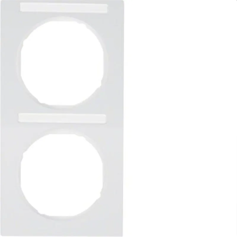 Berker Rahmen M310122269 polarweiss glaenzend