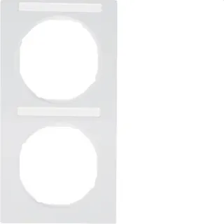 Berker Rahmen M310122269 polarweiss glaenzend