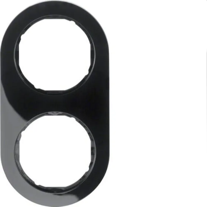 Berker Rahmen M310122045 schwarz glaenzend