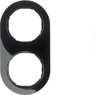 Berker Rahmen M310122045 schwarz glaenzend