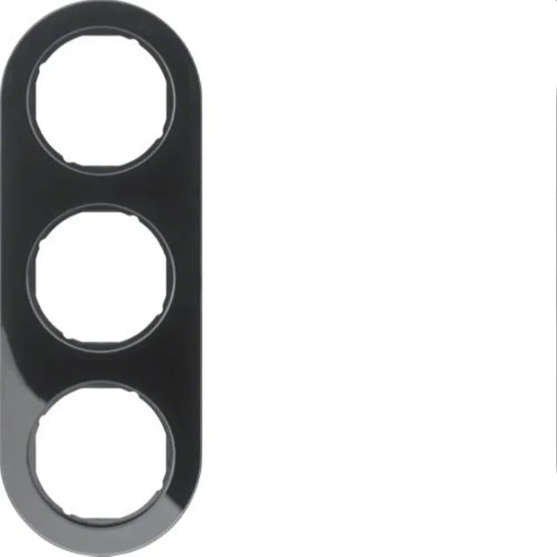 Berker Rahmen M310132045 schwarz glaenzend