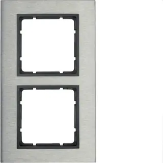 Berker Rahmen M310123606 B.7 Edelstahl/anthrazit