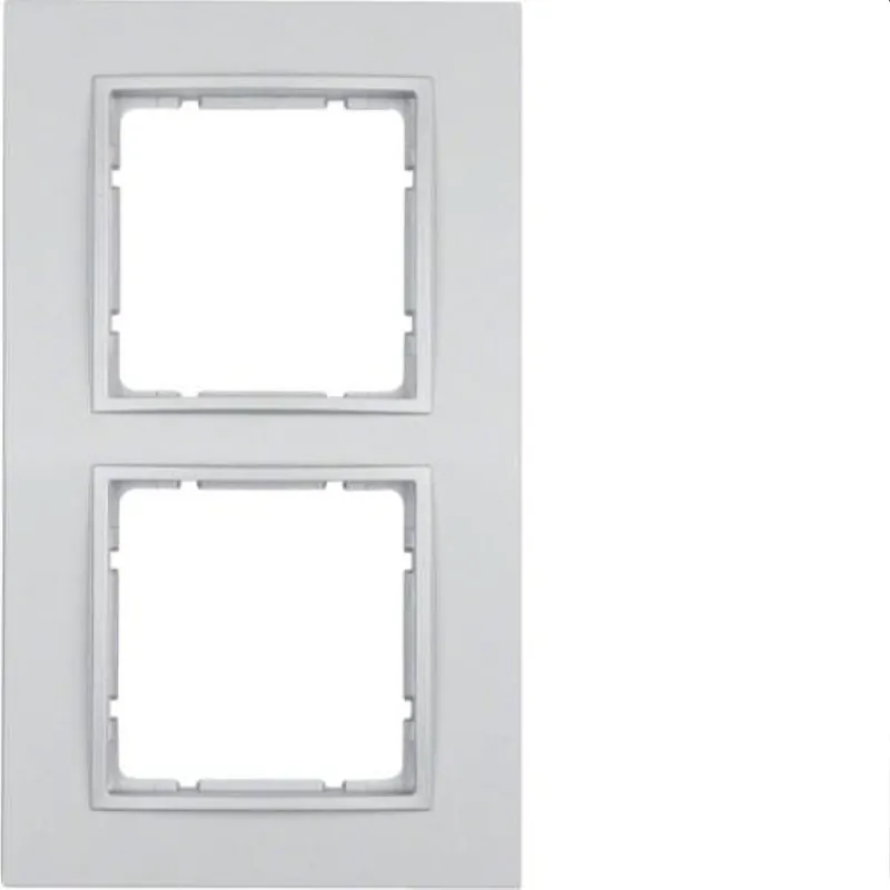Berker Rahmen M310126424 B.7 aluminium matt