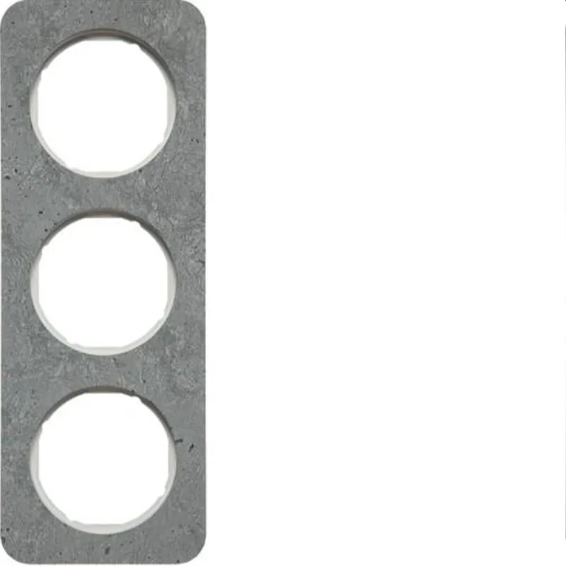 Berker Rahmen M310132379 Beton-grau/polarweiss glaenzend