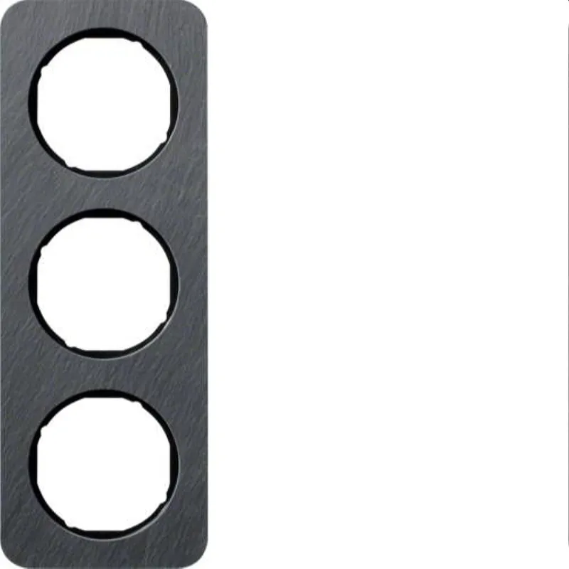 Berker Rahmen M310132384 Schiefer-anthrazit/schwarz