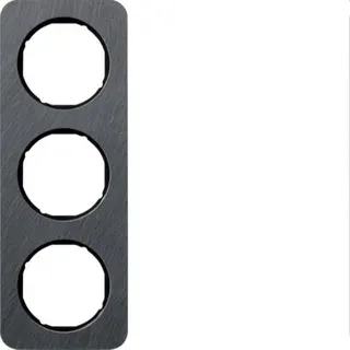 Berker Rahmen M310132384 Schiefer-anthrazit/schwarz