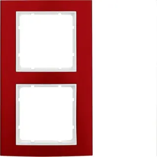 Berker Rahmen M310123022 rot/polarweiss