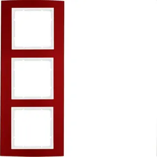 Berker Rahmen M310133022 rot/polarweiss