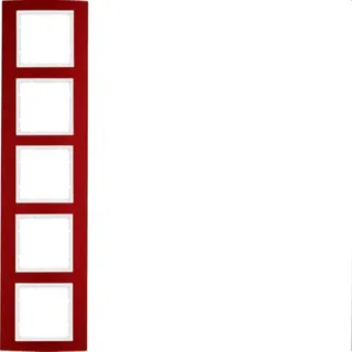 Berker Rahmen M310153022 rot/polarweiss