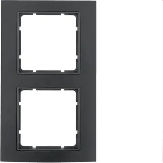 Berker Rahmen M310123005 schwarz/anthrazit