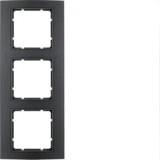 Berker Rahmen M310133005 schwarz/anthrazit