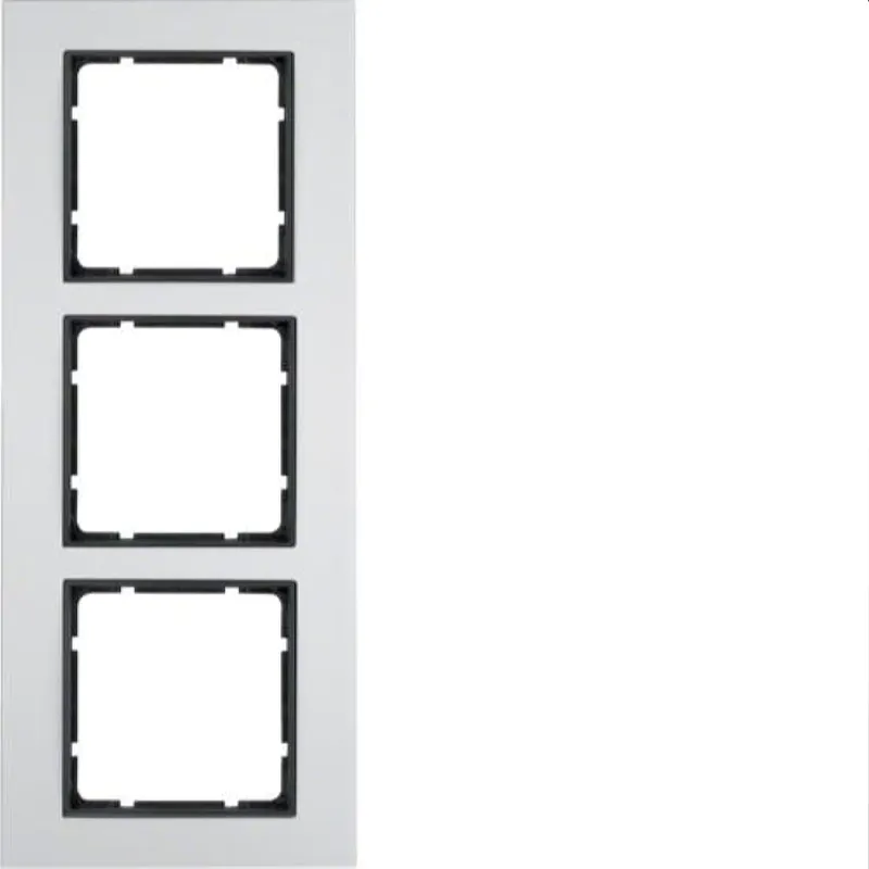 Berker Rahmen M310136904 alu/anthrazit